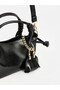 Leather look women's shoulder bag - 3