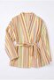Striped Kimono Y0167 - Yellow - 5