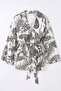 Buta Patterned Kimono Y0167 - White - 5