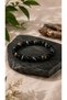 Natural Agate Stone Men's Bracelet 8 mm Natural Stone Flexible Bracelet 20 cm Striped Black Agate - 3