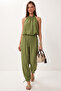 Bead Detailed Ayrobin Top and Bottom Set Lby0061 Pistachio Green - 2