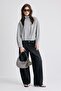 Oversize check print jacket - 2