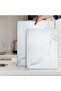 Glass Cutting Board 16"x12": Tempered Glass Kitchen Counter Protector - Durable- Scratch-Resistant, Heat-Proof - Design 2 - White Marble Effect - 7