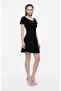 Boat Neck Midi Length Dress - 2