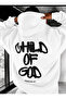Unisex Child of God Front-Back Printed Embossed Sweatshirt