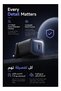 45W USB-C PD Ultimate Mini GaN Fast Charger, UK Plug, Black Single Port Type-C Wall Adapter - 7