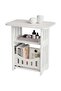 TRASSLE Durku Simple Bedside Tables Small Nightstand for Bedroom, Bedside, Nightstands Storage Shelf, Sofa Table for Small Space,Double Layer