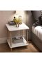 Bedside Table Simple Modern Small Mini Storage Cabinet - 3