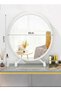 Deal Vintage Round Desktop Stand One Sided Dressing Aesthetic Makeup Vanity Table Mirror 40 x 44 Centimeter - 6