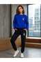Zero Collar Sweat Suit 2-Piece Combination Winter Shardooned Italy Printed Women's / Men's Unisex Model