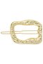 Molten Square Barrette Hair Clip