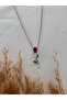 Rose Figure Steel Necklace - 2