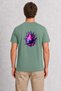 Unisex Modern Dragon Fruit Graphic Design T-Shirt - Green