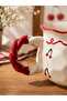 Cherry Patterned Handmade Ceramic Mug |   Decorative Gift Mug - 2