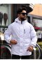 Men's Quilted Coat Rain and Cold Resistant Jacket - 2