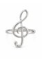 Metal Ring with Sun and Moon Figure – Exquisite Jewelry Accessory for Music Enthusiasts - 4