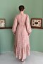 Beige Lace Dress - 4