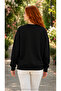 Women's I Feel Good Written Round Neck Long Sleeve Sweatshirt - 2
