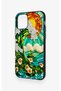 iPhone 11 Pro Compatible Mosaic Ocean Wave Pattern Silicone Case - 4