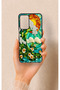 Oppo A16 Compatible Mosaic Ocean Wave Pattern Silicone Case
