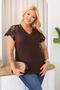 Plus Size Shoulders Lace Embroidered Blouse - 5