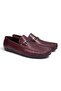 Bordo Color Laceless Genuine Leather Men's Shoes