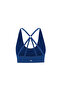 Women's Cross-Back Detailed Adjustable Strap Supported Seamless Sports Bustier - 1830 - 2