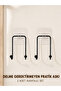 2 Pieces Multi-Purpose Adhesive Hanger Home Kitchen Bathroom Organizer