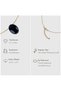 Zodiac Signs Collection 100% Natural Onyx Necklace - Capricorn Zodiac Stone - 7