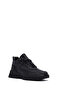 Men's Black Lace-Up Nubuck Leather Boots Wm790005Dn - 8