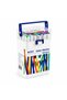 910324 Double-Tip Alcohol-Based Marker 1Mm/1-7Mm Tip Pen Set 24 Pcs (Colors) Plastic Case with Carrying Handle