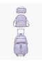 Logo Print 3-Piece School Trolley Bag Set for Kids 13 Years+ with Lunch Bag and Pencil Pouch