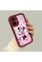 Tecno Camon 19 Neo Compatible Case Camera Protector Minnie Pattern Burgundy Lover Couple Silicone Phone Case - 2