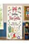 190X75Cm Elastic School Classroom Door Drape, Welcome to Class, Fabric Door Drape, Classroom Door, School Event Door Drape