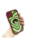 Realme C11 2021 Compatible Case Camera Protective Cartoon Pattern Maroon Lover Couple Silicone Phone Case - 3