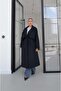 Navy Blue Premio Lined Trench Coat - 3