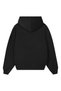 Oversize Unisex Black Hoodie – Strawberry Jams Printed Raccoon Design Hooded Sweatshirt - 2