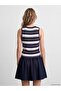 Lcw Vision Crew Neck Striped Women's Knitwear Undershirt - 4