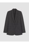 Peak New Season Anthracite Loose Fit Women's Blazer Jacket - 7