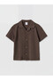 Two Mt Shop Quality Resort Collar Patterned Boys' Shirt - 2