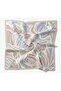 Twill Silk Scarf Abstract Gray - 5