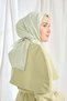 Twill Silk Scarf Micro Square Green - 4