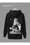 Miley Cyrus Printed Cotton Long Sleeved 3-Yarn Hooded Sweatshirt