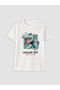 Esvab • Modern & Distinctive Zero Roba Collar Printed Boys' T-Shirt - 2