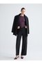 Esvab • Modern & Distinctive Wide-Leg Women's Trousers with Belted Waist - 2
