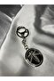 Leaf-Figured Metal Keychain Double-Sided Universal - 2