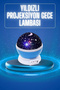 Starry Night Light Purple Projection Look Table Lamp Color Changing