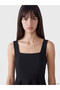 Square Roba Collar Waist-Fitted Dress for Style Enthusiasts from Uzg Store