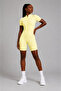 Sculpt Open-Back Short Jumpsuit – Lemon Yellow