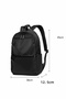 RS Waterproof Backpack and School Bag Unisex Backpack RS-500BLACK - 3